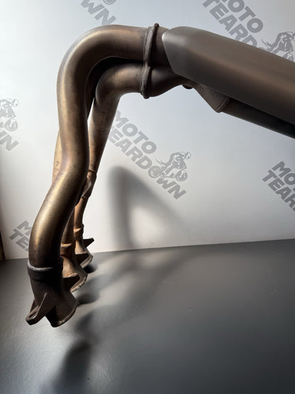 Triumph Trident 660 Exhaust System Downpipes Headers 2021-2024 Trident Exhaust