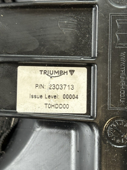 Triumph Street Triple 765S Riders Seat Main Seat 2017-2019 T2303713 *TORN* OEM