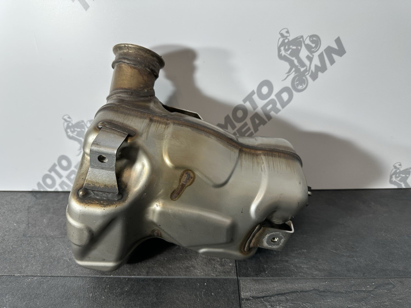 KTM 790 Duke 2020 Exhaust Cat Box Catalytic Converter 3766 Miles 2018 2019 OEM