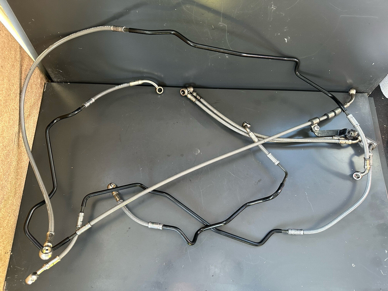 Triumph Street Triple 765 RS 2017 -  Braided Hoses ABS Hoses OEM 765RS ABS Hoses
