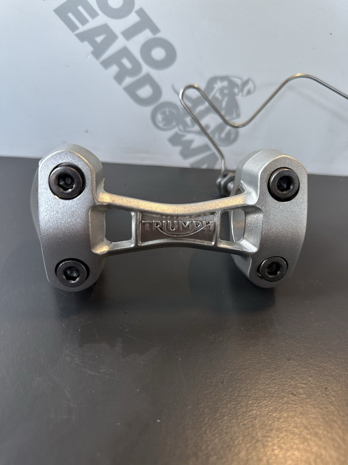 Triumph Street Triple 765S RS Handlebar Risers Clamps 9161mile 2017-2019 OEM