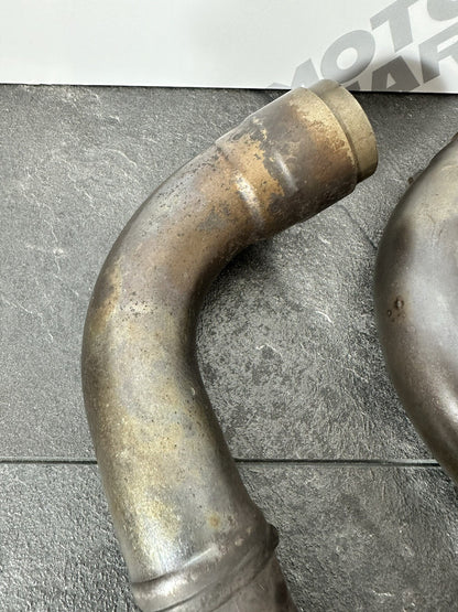 Aprilia Tuono V4 1100 Factory 2020 Rear Downpipes Exhaust 6889 Miles OEM 2019
