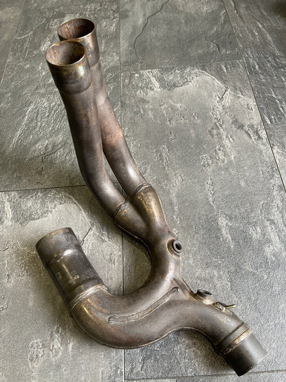 Aprilia Tuono V4 1100 Factory Exhaust Downpipes 2018 OEM 6029 Miles RSV4