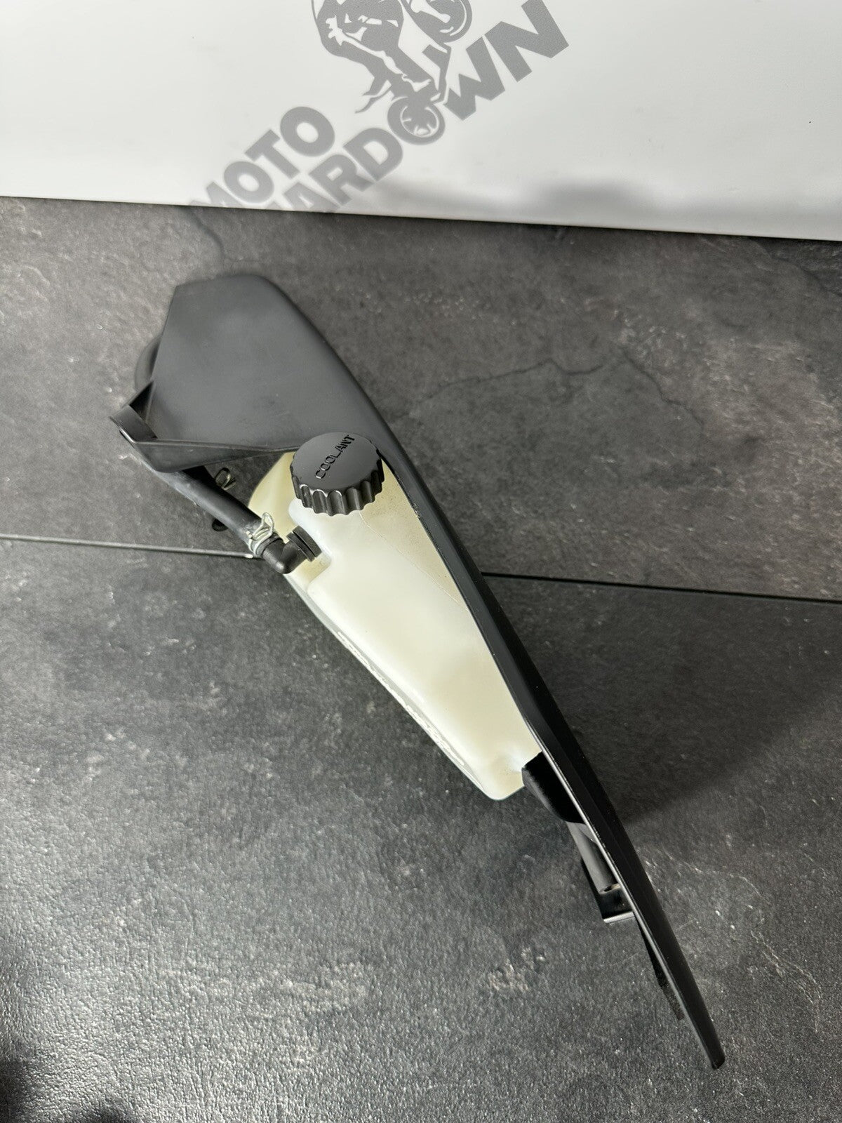 KTM 790 Duke 2020 Coolant Expansion Tank Bottle & Mount 3766 Miles 2018 2019 OEM