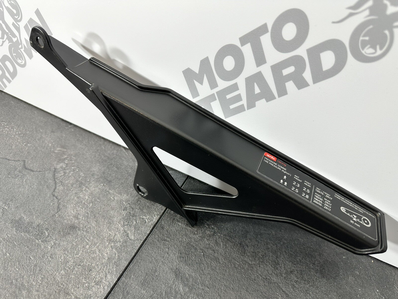 Aprilia Tuono V4 1100 Factory 2020 Upper Chain Guard Shield 6889 Miles OEM 2019