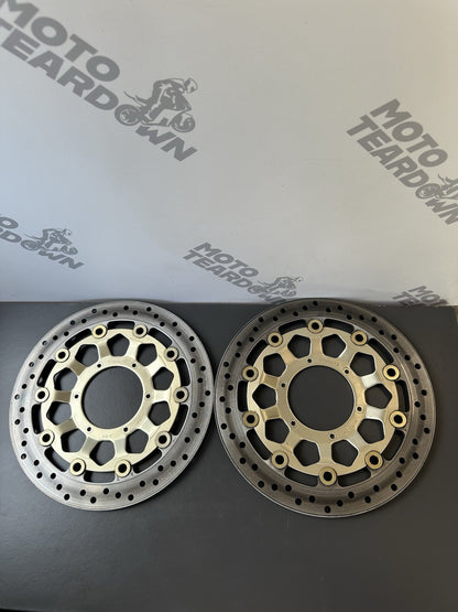 Honda CBR1000RR Pair of Front Yutaka Brake Discs 2004 2005 RR4 RR5 Front Discs