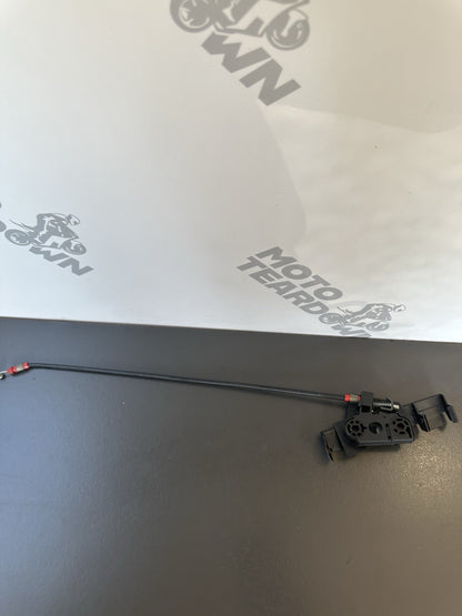 Triumph Street Triple 765R 765RS Seat Cable Bracket And Cable 765 Seat Cable OEM