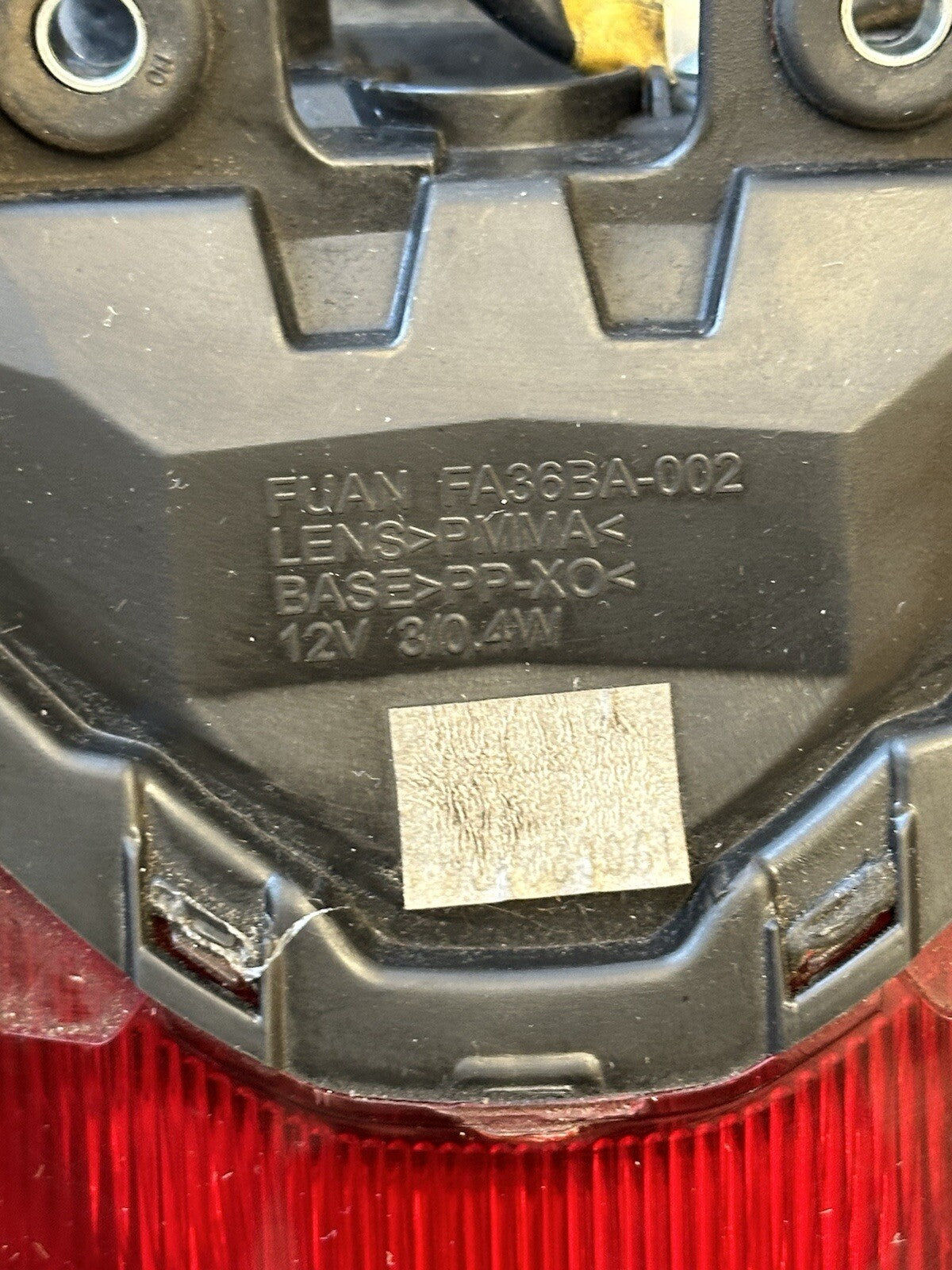 YAMAHA MT 03 Brake Light REAR BACK TAIL BRAKE LIGHT MT03 OEM FA36BA-00 2020-