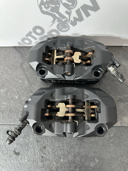 Aprilia RS660 2021 BREMBO Brake Calipers & Pads Only 6220 Miles 2022-2025 OEM