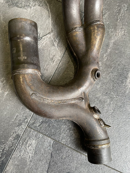 Aprilia Tuono V4 1100 Factory Exhaust Downpipes 2018 OEM 6029 Miles RSV4