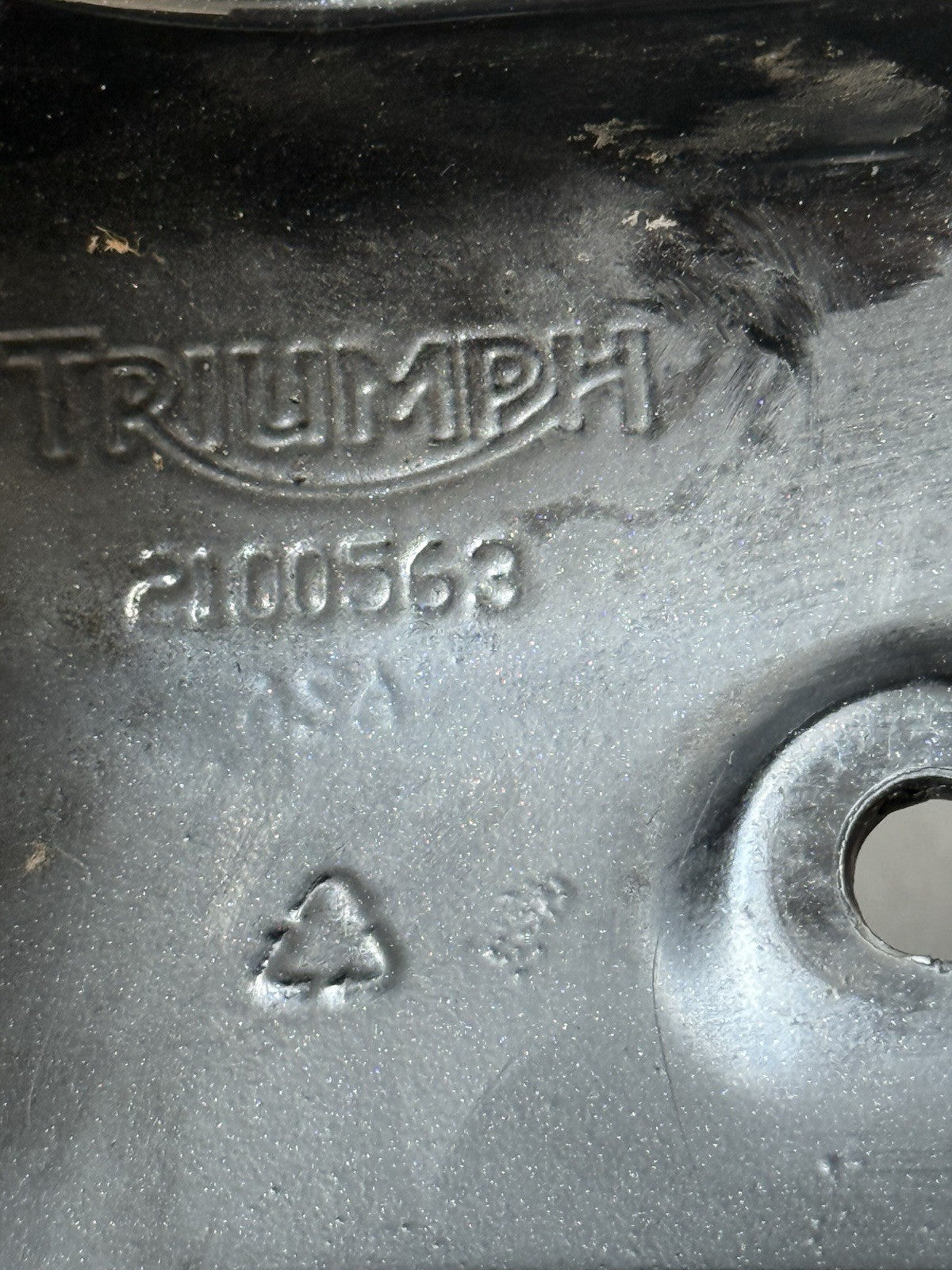 Triumph Street Triple 675R Left Hand Radiator Trim Cowl Panel T2100563 2007-2011