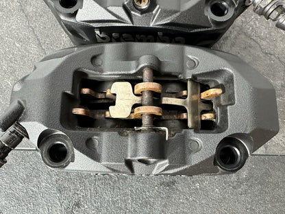 Aprilia RS660 2021 BREMBO Brake Calipers & Pads Only 6220 Miles 2022-2025 OEM