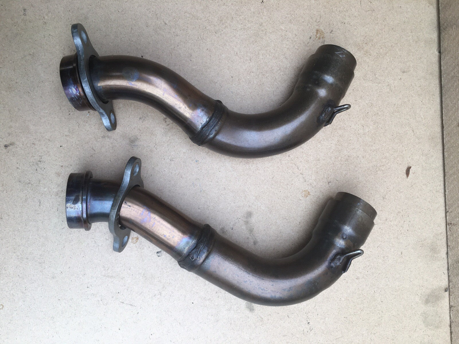 APRILIA TUONO V4 1100 Factory Exhaust Down Pipes Tuono V4 Exhaust Pipes OEM