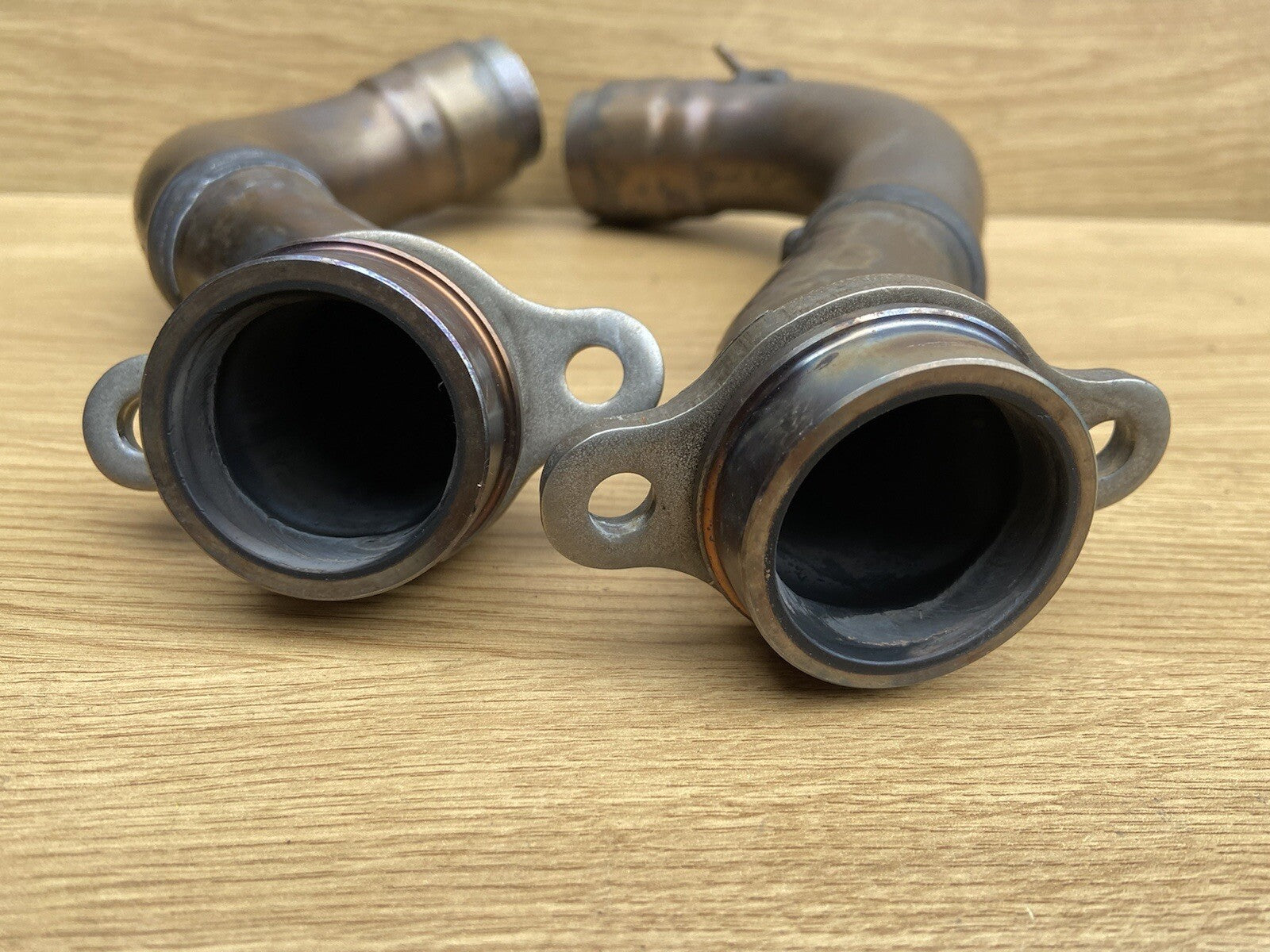 APRILIA TUONO V4 1100 Factory Exhaust Down Pipes Tuono V4 Exhaust Downpipes OEM