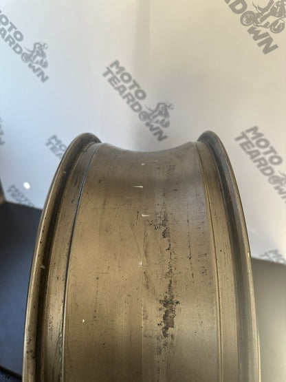 SUZUKI GSXR 1000 2009 -2016 REAR WHEEL REAR RIM OEM 33,787 Miles GSXRRear Wheel