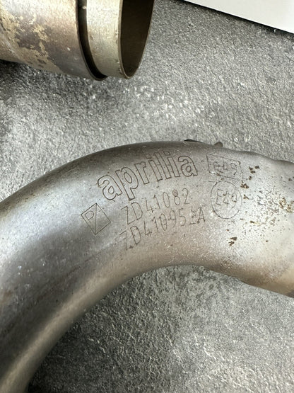 Aprilia Tuono V4 1100 2021 Rear Exhaust Downpipe Link 6606 Miles 2022-2024 OEM