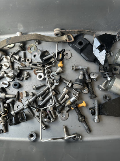 TRIUMPH STREET TRIPLE 675 Job Lot NUTS BOLTS SPARES Job Lot 8382 Miles OEM 2010