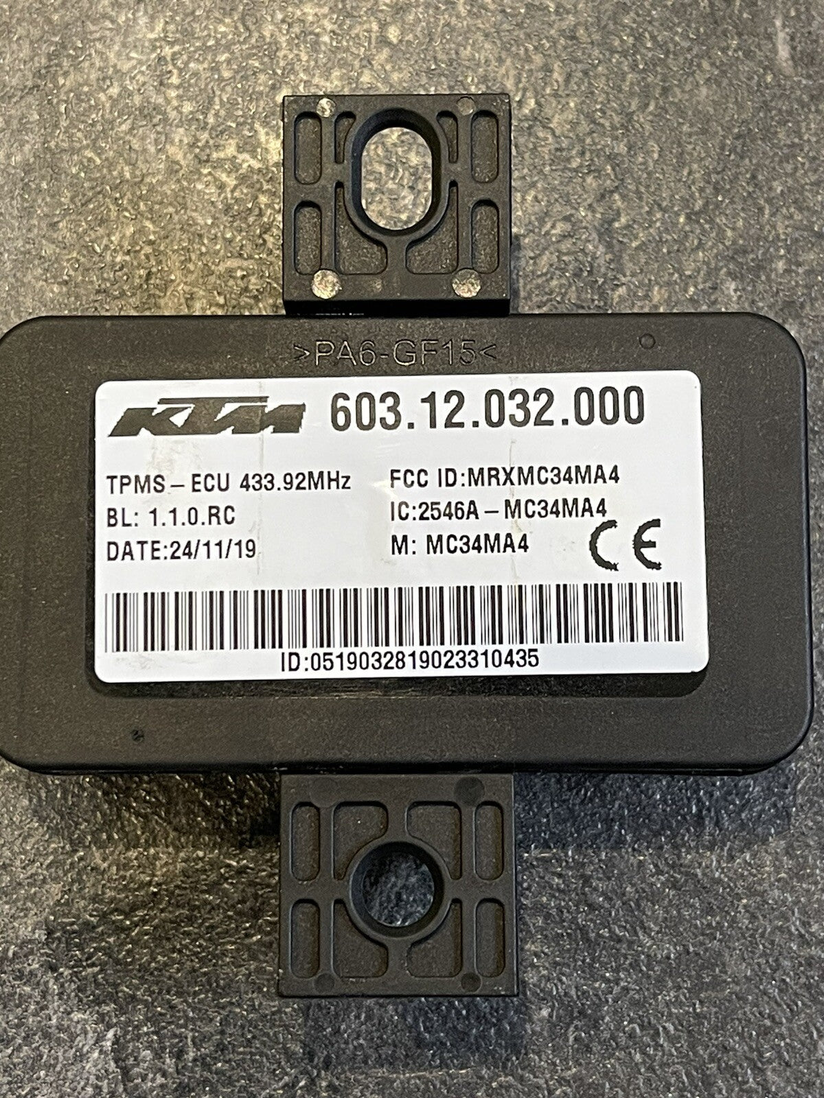KTM Superduke R 1290 2020-2022 Tyre Pressure Air Sensor Receiver 7179 Miles OEM
