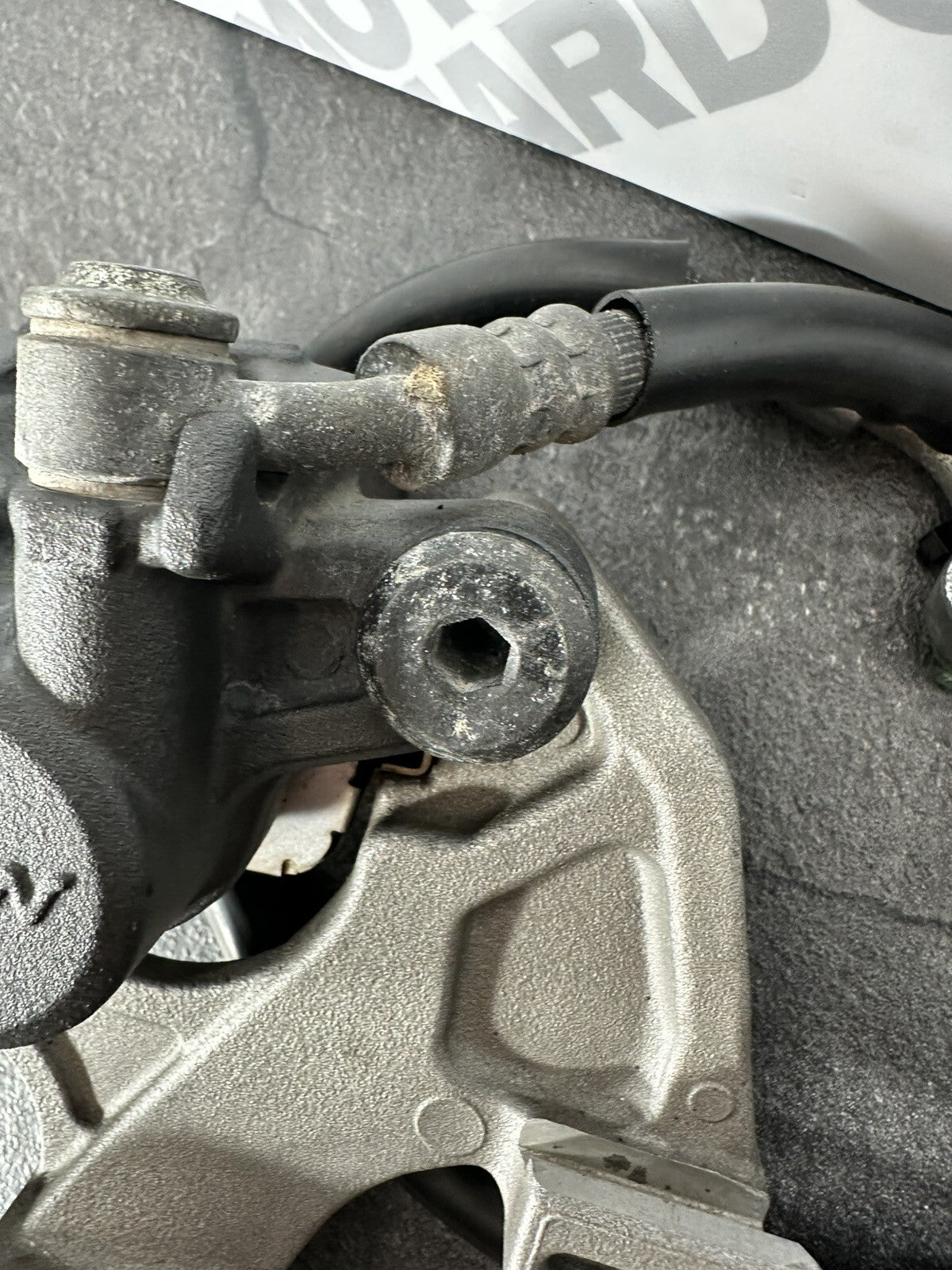 Suzuki GSXR 1000 2014 NISSIN Rear Brake Caliper & Hose 22774 Miles 2009-2016