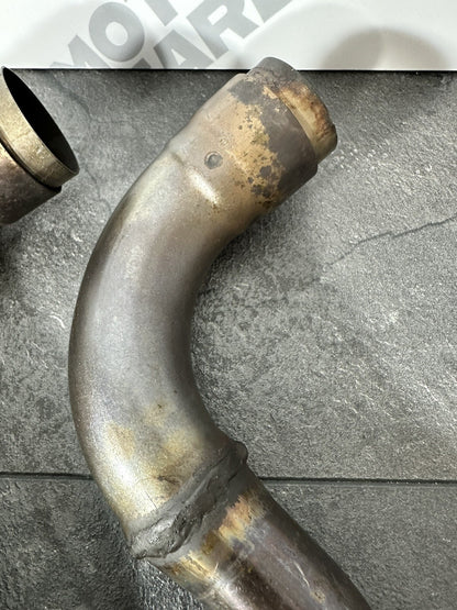 Aprilia Tuono V4 1100 Factory 2020 Rear Downpipes Exhaust 6889 Miles OEM 2019
