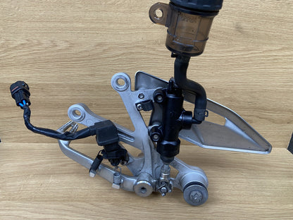 Triumph Street Triple 765RS Right Rearset Footrest Rear Right Assembly 2017-2019