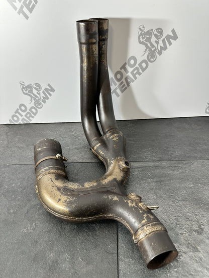 Aprilia Tuono V4 1100 2021 Exhaust Downpipe Link Section 6606 Mile 2022-2024 OEM