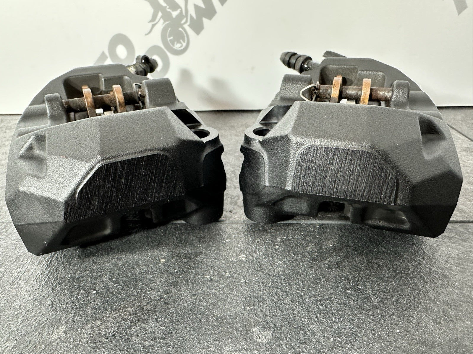 Aprilia RS660 2021 BREMBO Brake Calipers & Pads Only 6220 Miles 2022-2025 OEM