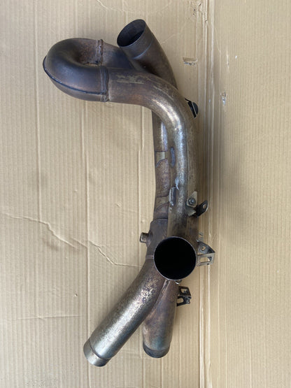 Ducati exhaust header collector Exhaust Centre 848 1098 1098S 57012606B OEM