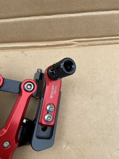 ADJUSTABLE RIGHT REAR SET EVO GP Edition Ducati SBK 959 1199 1299 Panigale CNC
