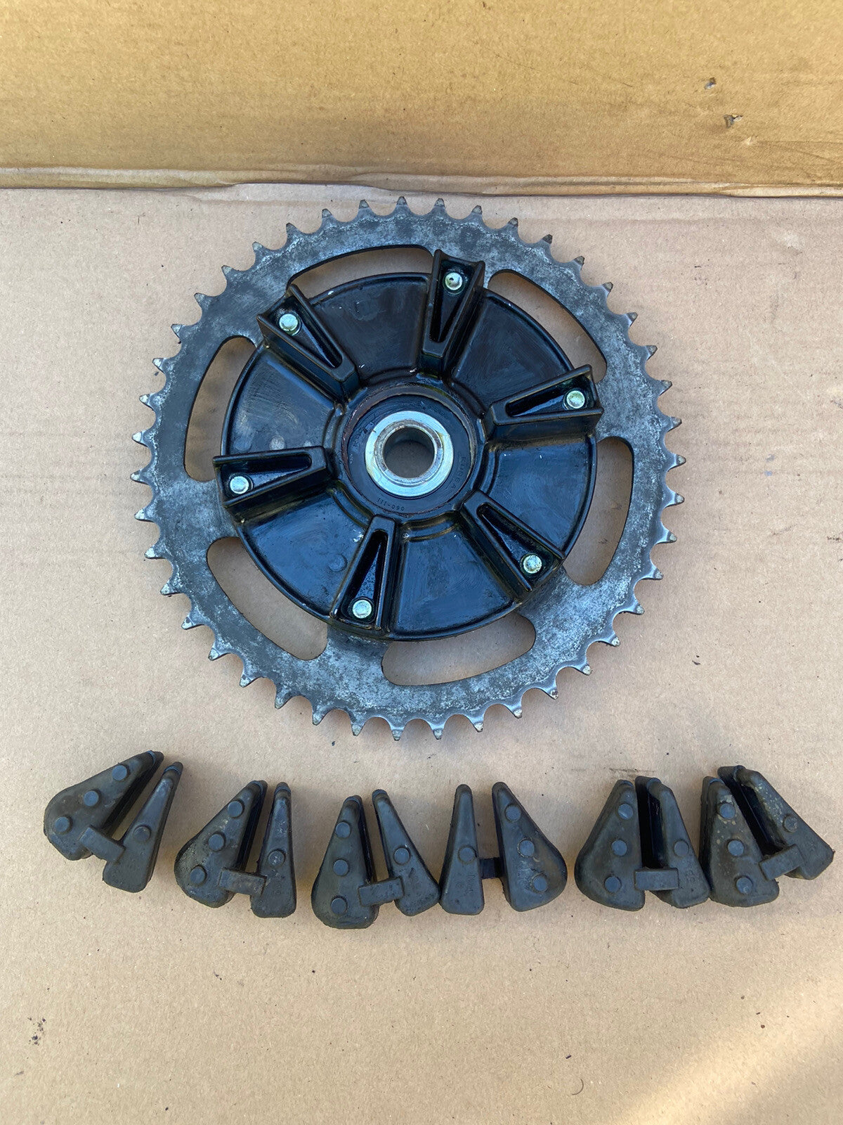 Yamaha MT-07 ABS rear sprocket carrier And Cush Drives MT07 Rear Sprocket OEM