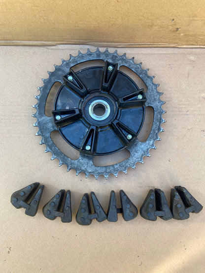 Yamaha MT-07 ABS rear sprocket carrier And Cush Drives MT07 Rear Sprocket OEM
