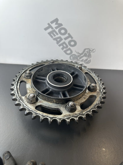 Honda CBR1000RR Fireblade 2008 13,752 miles rear sprocket carrier And Cushdrives