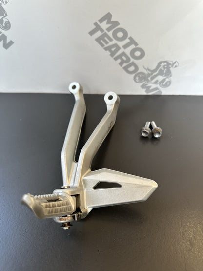 TRIUMPH STREET TRIPLE Left Pillion Footrest Hanger - 765R 765RS T2081987 2017-19