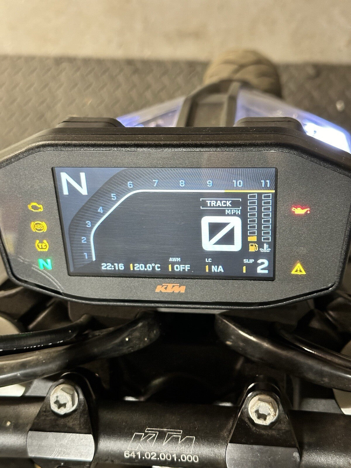 KTM 790 Duke 2020 Speedo Clocks Speedometer Dash 3766 Miles 2018 2019 OEM