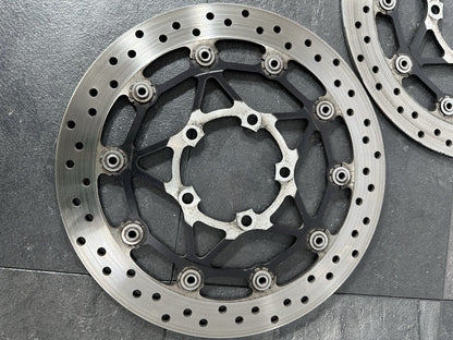 Triumph Street Triple 675 R 2015 BREMBO Front Brake Discs 2013-2016 16470 Miles