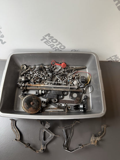 TRIUMPH STREET TRIPLE 675R Job Lot NUTS BOLTS SPARES Job Lot 62,378 Miles OEM