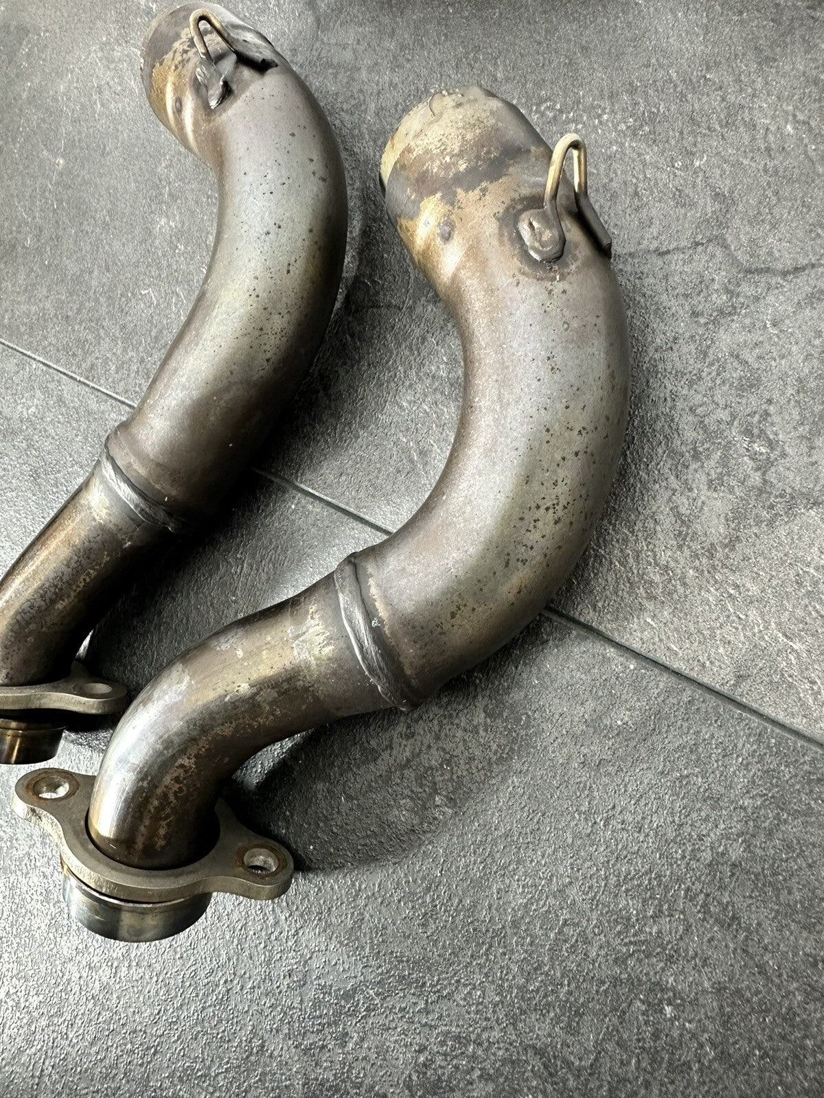 Aprilia Tuono V4 1100 2021 Rear Exhaust Downpipe Link 6606 Miles 2022-2024 OEM