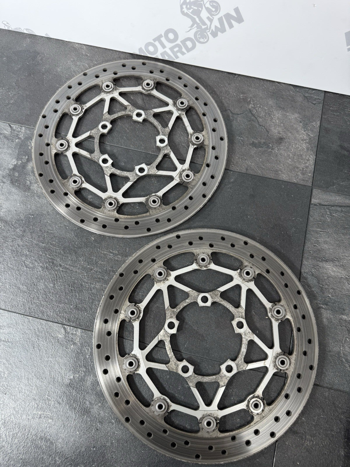 Triumph Street Triple 765 RS 2021 BREMBO Front Brake Discs 21650 Mile 2020-2022