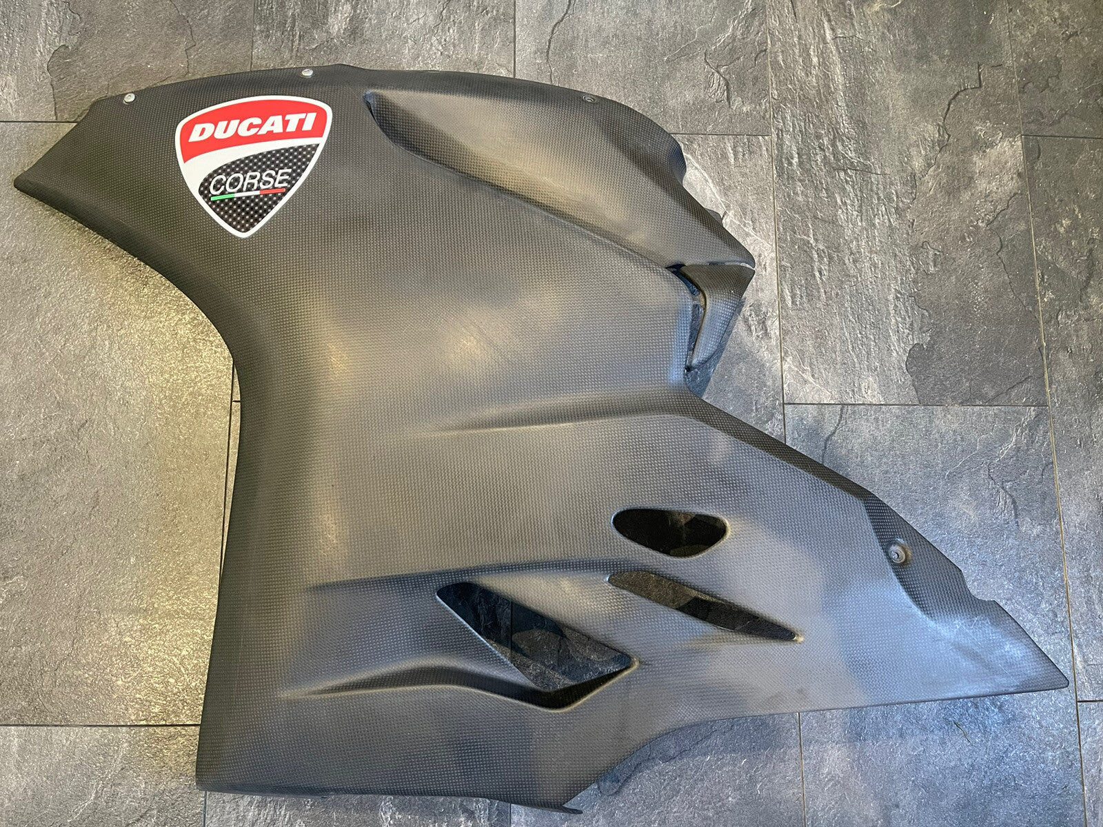 Ducati Panigale 1199 S 2012-2014 Carbon Fibre Matte Side Race Fairings 1299 899