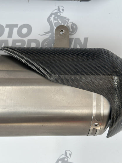 Triumph Speed Triple RS 1050 2018-2020 exhaust silencers and link pipe ARROW OEM