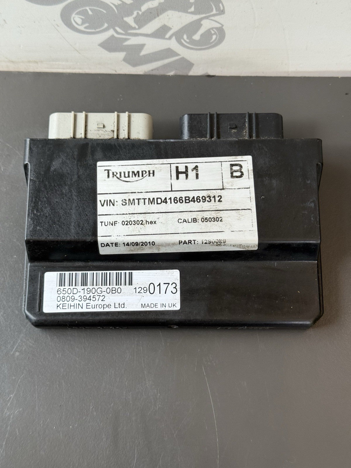 TRIUMPH STREET TRIPLE 675R ECU CDI ELECTRICAL CONTROL UNIT 2008-2011 675R ECU