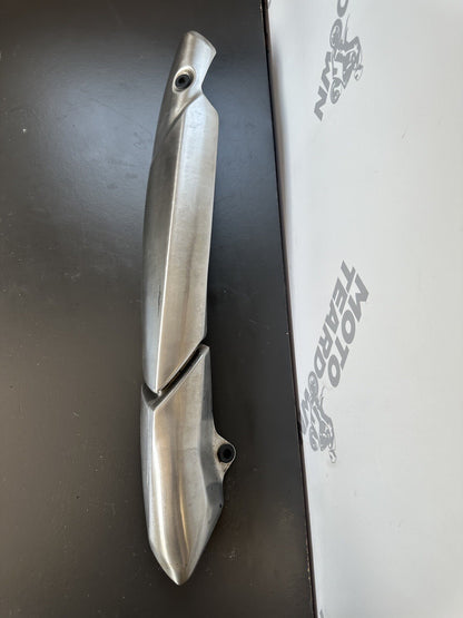 TRIUMPH SPEED TRIPLE 1050 EXHAUST HEAT SHIELD 19,161 Miles 2013 1050 Heat Shield