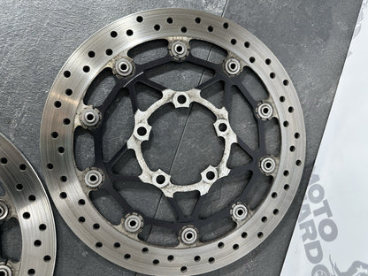 Triumph Street Triple 675 R 2015 BREMBO Front Brake Discs 2013-2016 16470 Miles