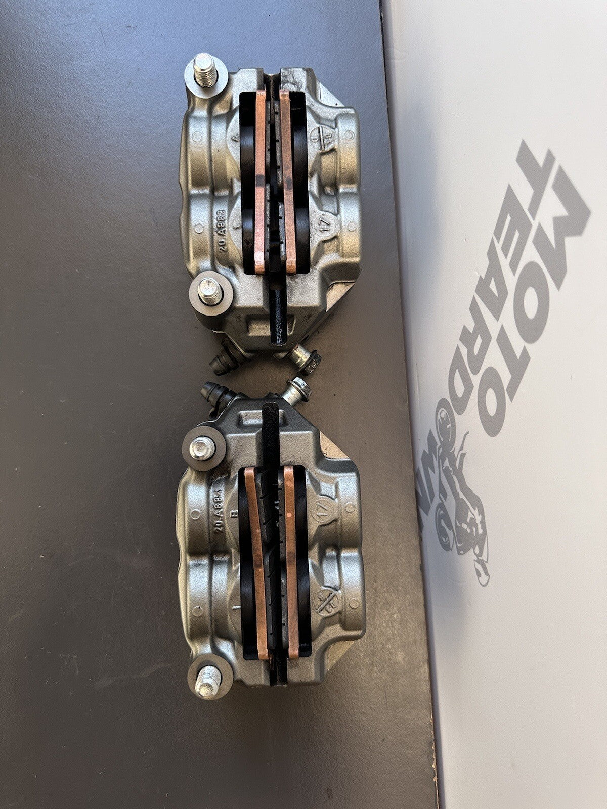Aprilia Tuono V4 Factory BREMBO FRONT BRAKE CALIPERS Brembo M50 100mm Brembo