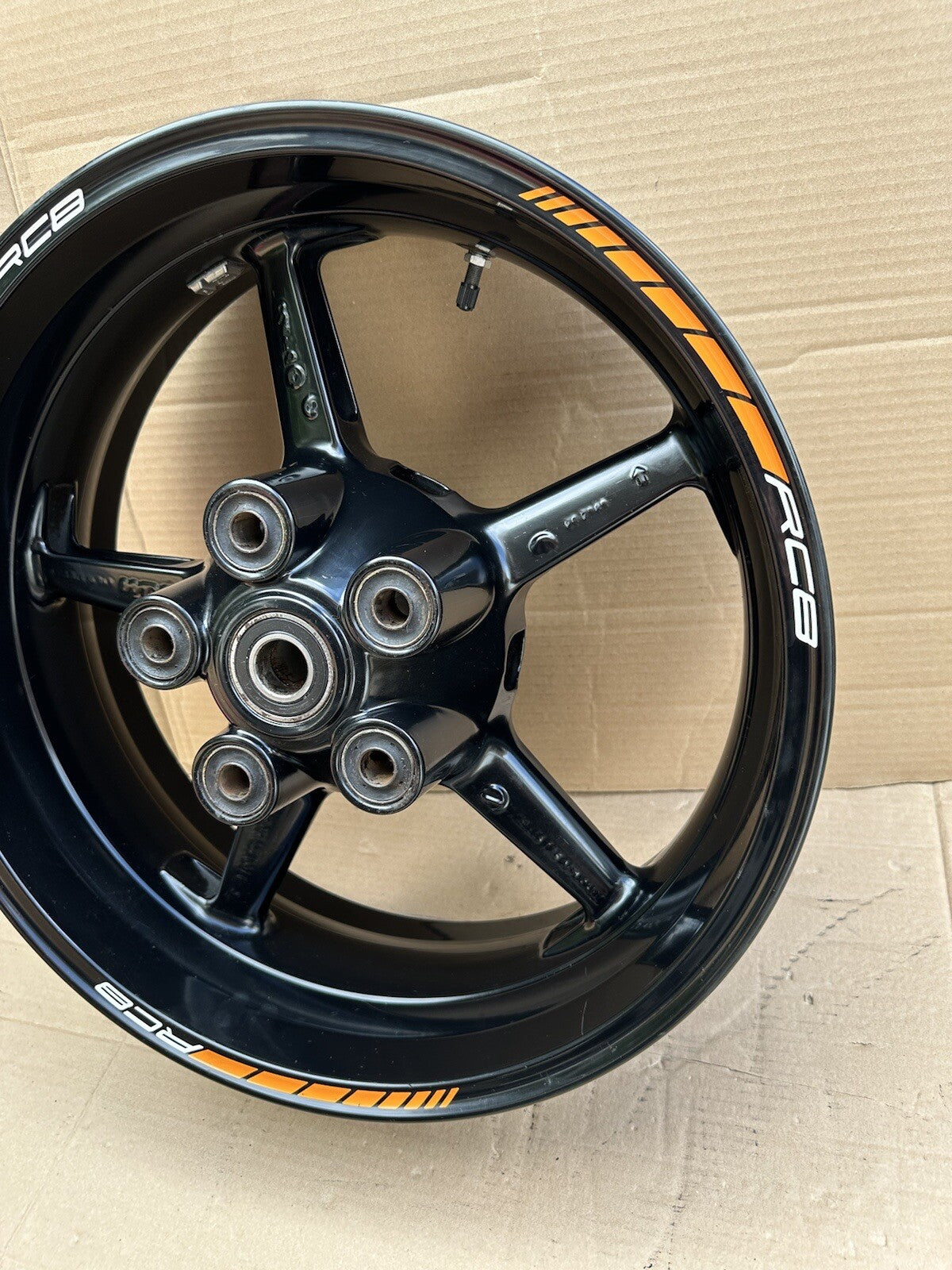 KTM RC 8 RC8 1190 2008 - 2011 Rear Wheel Rim 17 x 6.0 Brembo Black KTM RC8 Rear