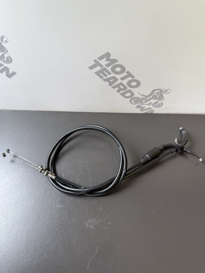 Suzuki Gsxs 125 2017 - 2021 Throttle Cables Suzuki GSXS 125 Throttle Cables OEM