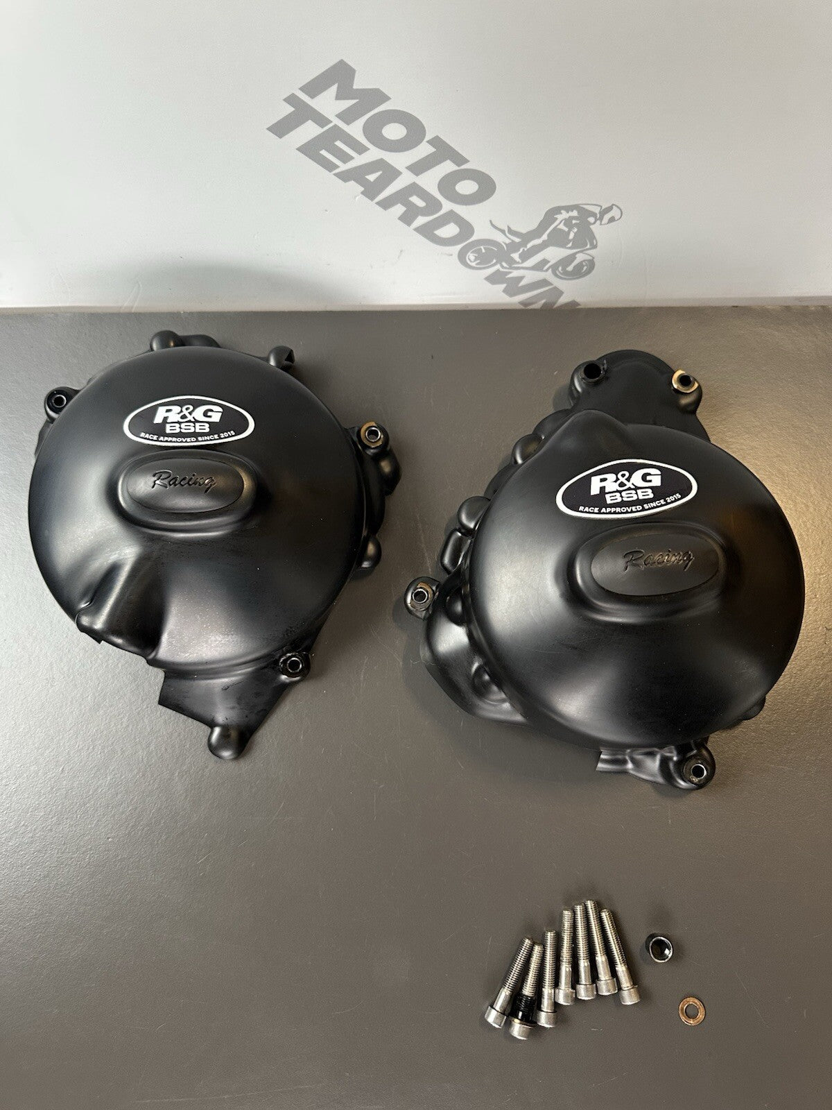 R&G Engine Case Covers Left And Right Triumph Street Triple 675R R+G Covers 2011