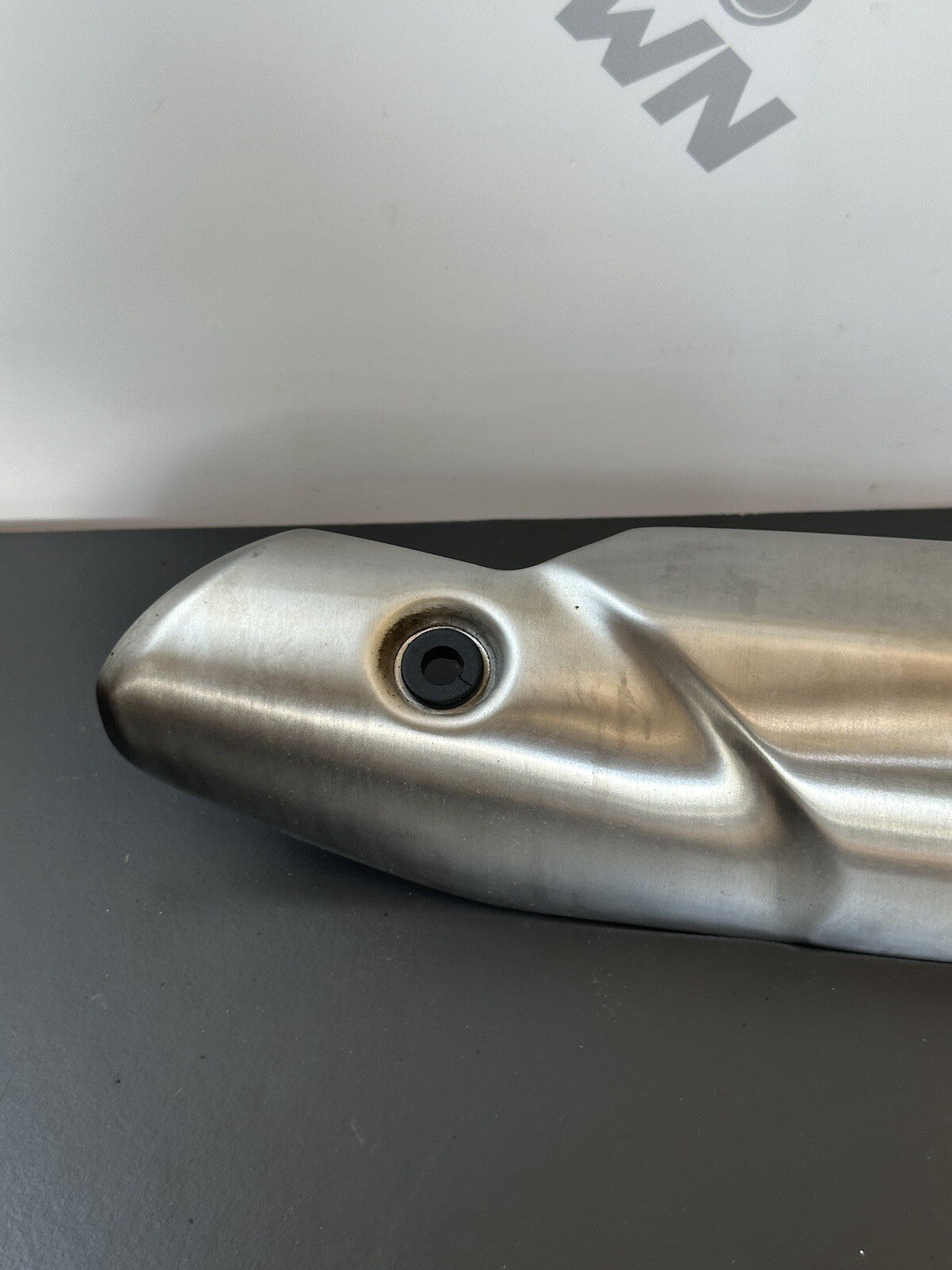 TRIUMPH SPEED TRIPLE 1050 EXHAUST HEAT SHIELD 19,161 Miles 2013 1050 Heat Shield