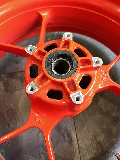 Aprilia Tuono V4 1100 Factory 2017 Rear Wheel Rim Only 9262 Mile RSV4