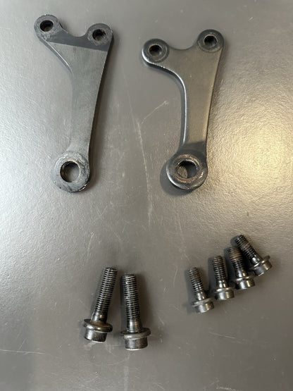 bolts & brackets for a Yamaha MT07 2015 MT07 Engine Mount Bolts NOT COMPLETE SET